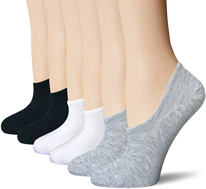 No Show 6 Pack Socks Women Men Running Socks Low Cut Breathable