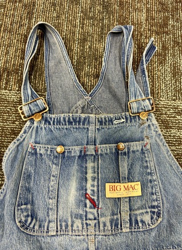 Vintage Bic Mac Distressed Overalls Chore Coveralls 42x30 - Picture 11 of 19