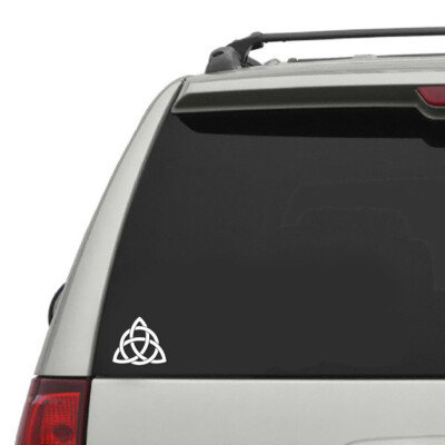 Vibrant, High-Quality Celtic Knot Triquetra Stickers