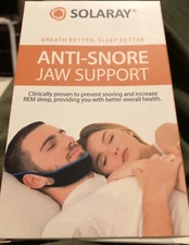 Anti Snoring Jaw Support Sleep Solution Stop Snoring Chin Sleep Aid - Solaray