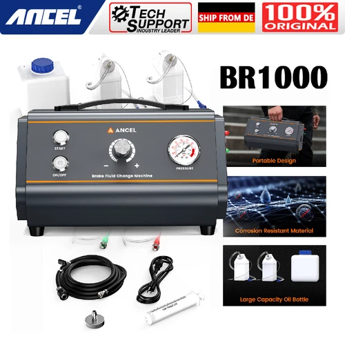 🔥ANCEL BR1000 Brake Bleeder Kit 0.2MPa Automotive Brake Fluid Change Machine