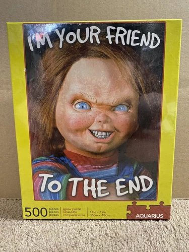 CHILD'S PLAY CHUCKY 500 Piece Horror Puzzle New 14" x 19" NMR Distribution