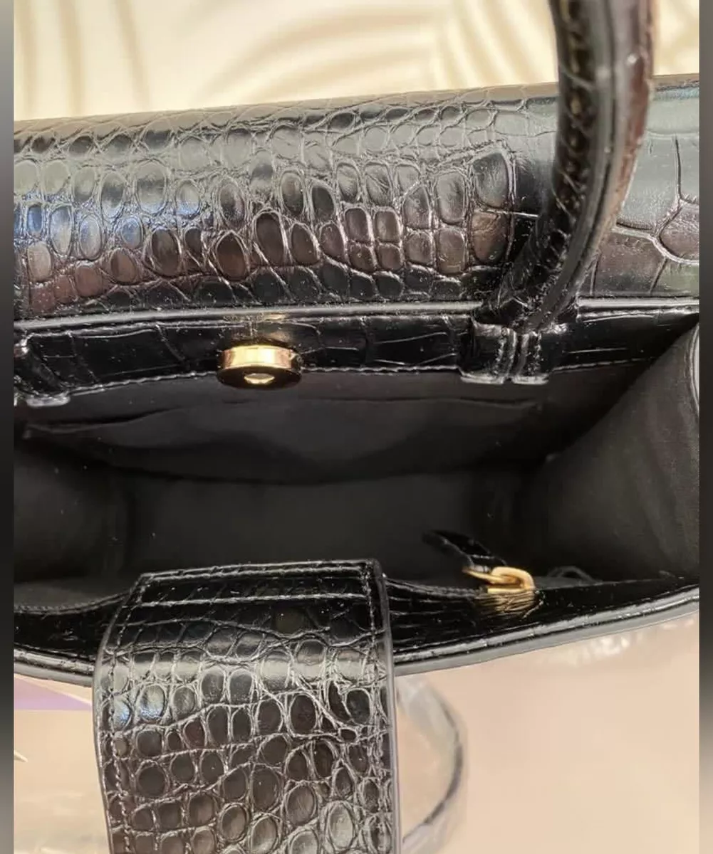 HOW HOUSE OF WANT HOW Woke Newbie Small Vegan Croc Satchel eBay