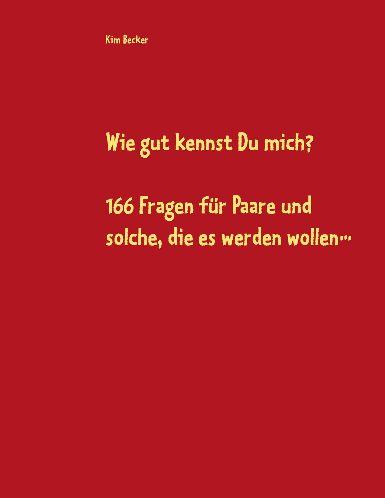 Thumbnail - Wie Gut Kennst Du Mich? (buch)
