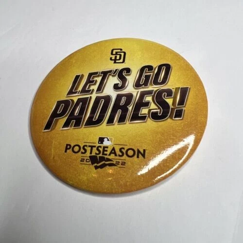 Let’s Go Padres 2022 MLB Postseason San Diego 3" Button Pin Baseball NLDS NLCS - Image 2 of 3