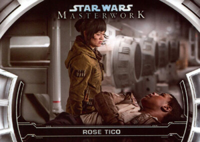 2019 TOPPS STAR WARS MASTERWORK DEFINING MOMENTS ROSE METAL PARALLEL DMM-25 5/5
