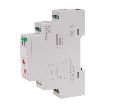 F&F PCA-514 DUO Zeitrelais Steuerung Lüftung Heizung Beleuchtung 230V AC 24VACDC