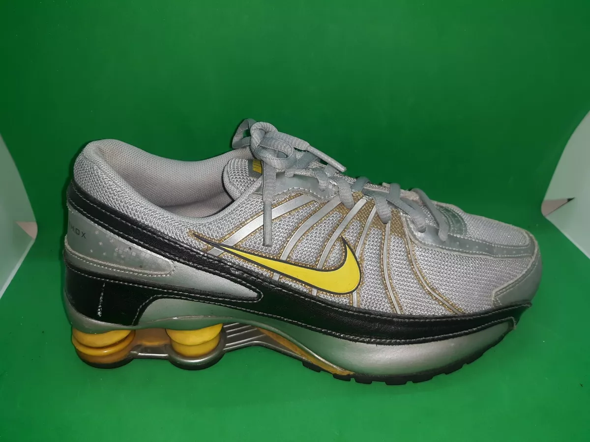 Festival Incontable seda Nike Shox Turbo Vll 325225-071 Men Sz 6.5 Silver Black Yellow Running Shoe  6.5 Y | eBay