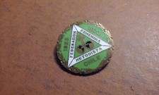 METHODIST Chile  Federation Femenina Metodista  Rare 1973 Round Lapel Brooch Pin