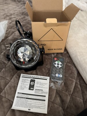 RGB Disco Party Light LED Stage Ball Lights KTV Strobe DJ Sound Activated Lamp