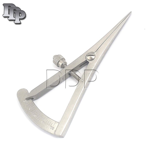 Castroviejo Caliper Surgical Dental Medical Instruments 0 TO 20 MM 3.25
