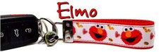 Cartoon character Key Fob Wristlet Keychain 1"wide Zipper pull Camera strap 