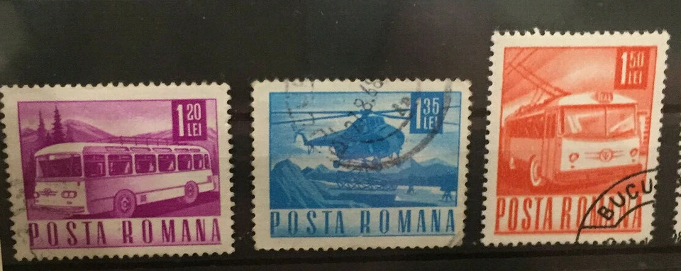 1967 ROMANIA Transport and Communication - CTO NH full set - Image 4 of 4