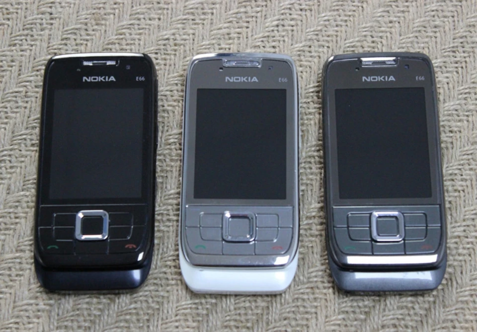 Nokia E66 Unlocked Original GSM 3G WIFI Bluetooth 3.15MP Keyboard Slider Phones - Image 2 of 4