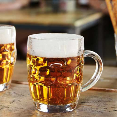 Set 4 Boccali Birra In Vetro Arcoroc 28cl - Con Manico Tradizionale - Per Birra Fredda E Calda - Foto 9