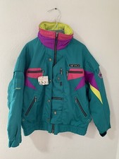 Vtg Women’s Insulated Ski Snow Jacket Sz 8 Nevica Fs24 Racing - Retro - See Pics