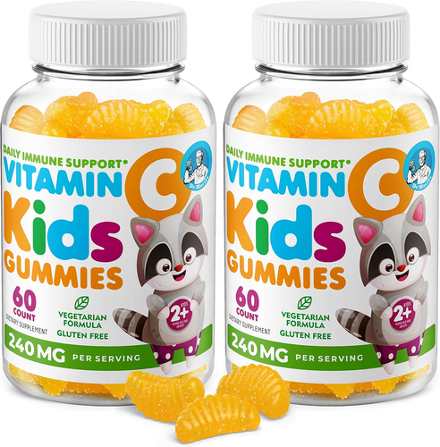 DR. MORITZ Vitamin C Gummies for Kids & Adults 240 Mg - Immune Support (120 Ct)