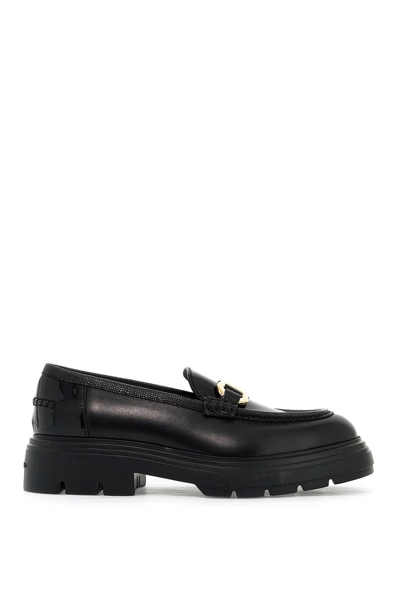 Loafers FERRAGAMO Woman Tg. 6.5 US 01I7310775103 003NE Black