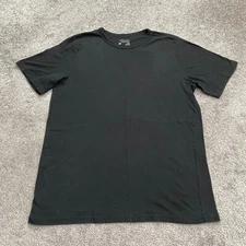 Perry Ellis Portfolio Basic T-Shirt Mens XL Black Short Sleeve Crew Neck Tee