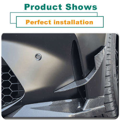 Dry Carbon Front Flossen Flaps Splitter Canards für BMW 4er G80 M3 G82 M4 21-23 - Bild 13 von 13