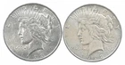 1923 & 1922-D & Peace Silver Dollar $1 Bullion Collection Lot *937