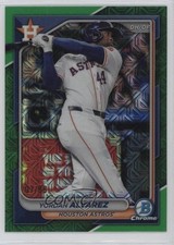 2024 Bowman Chrome Mega Box Green Mojo Refractor /99 Yordan Alvarez #48 1r1l