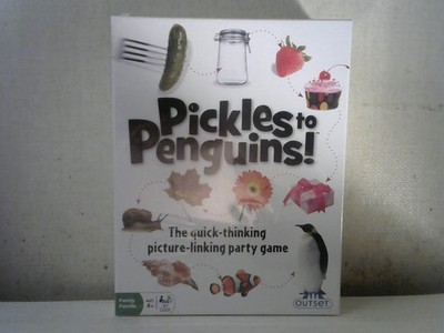 Pickles to Penguins The Quick-Thinking Picture-Linking Party Card Family Game