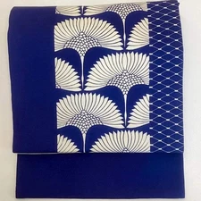 5656# Japanese Vintage Nagoya Obi Belt Kimono Fabric Silk Traditional