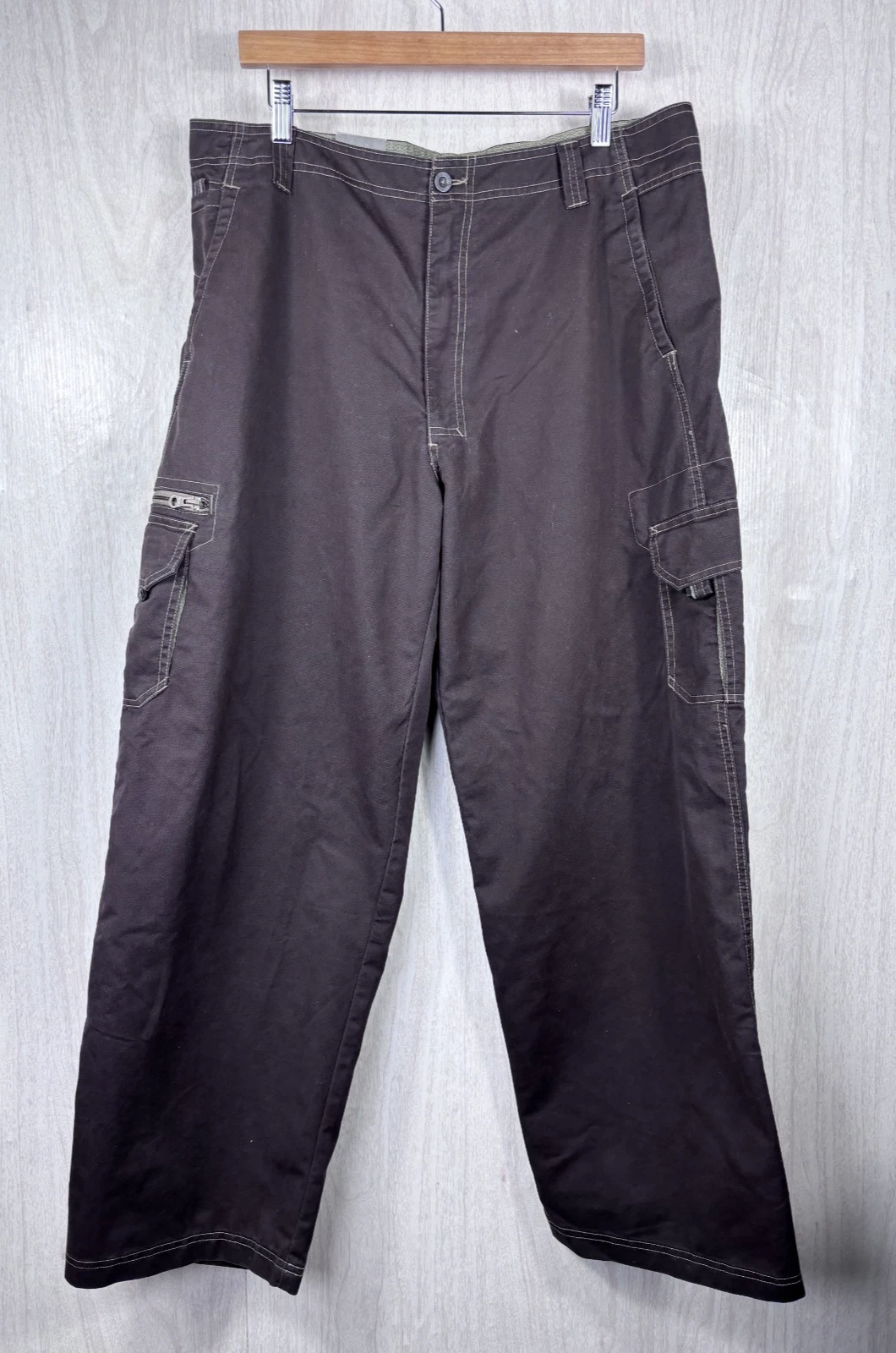 REI Co Op Cargo Pants 36x30 Brown Utility Hiking Outdoor Gorpcore NWT