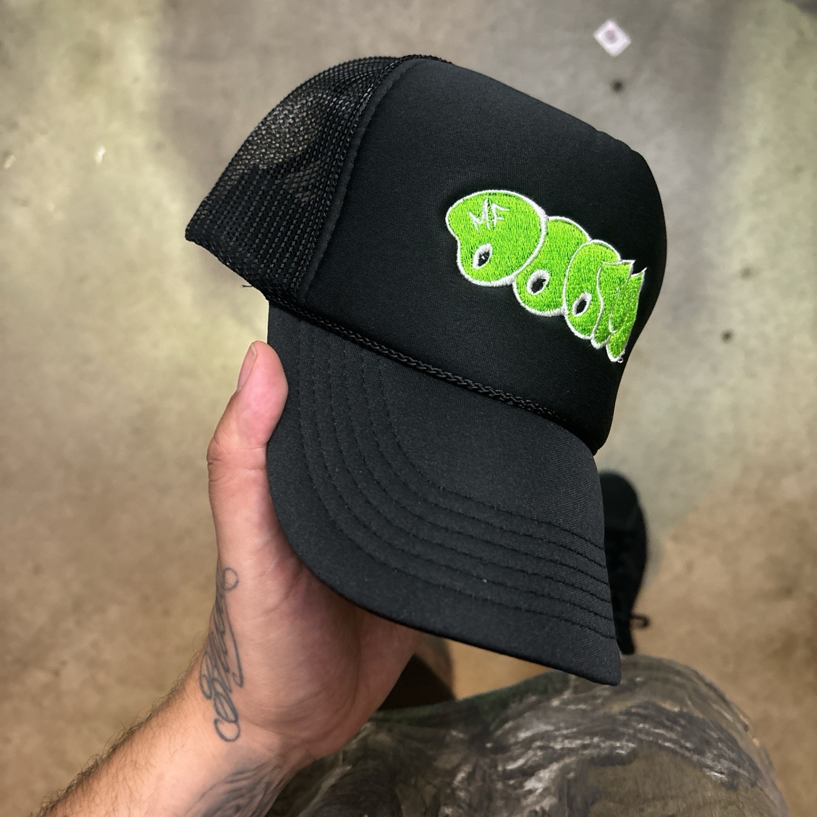 mf doom trucker hat vintage