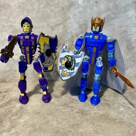 COMPLETE Lego Knights Danju & King Roi Mathias Lot Of 2 8782 8809 Retired 2004