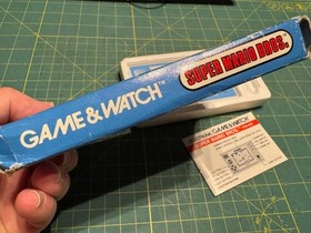 1988 Nintendo Super Mario Bros. Game & Watch YM-105 CIB IOB Complete Box works