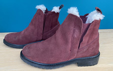EMU Australia Pioneer WATERPROOF Suede, Wool Lined Chelsea Boots, UK 5, VGC