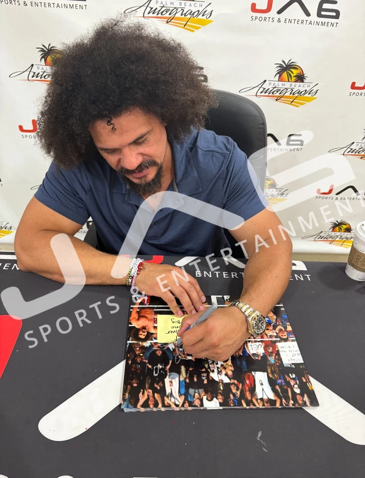 Foto firmada autografiada por Carlito 11x14 JSA WWE WWF LWO Bad Bunny  Foto 2 de 2