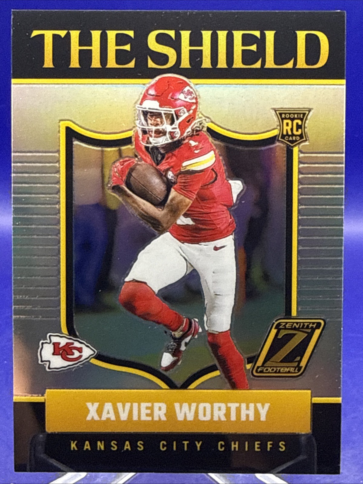 2024 Panini Zenith - The Shield Xavier Worthy #7 (RC)
