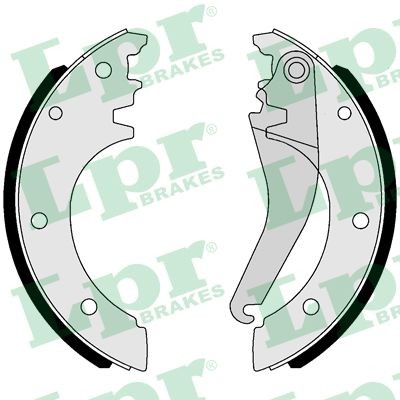 01052 LPR Bremsbackensatz, Feststellbremse FüR ,IVECO,MERCEDES-BENZ,PUCH,RAYTON-image