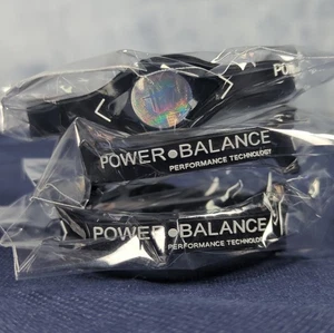 3Pcs noir LARGE Bandes d'équilibre de puissance Bracelets Sports Énergie Santé Expédié aujourd'hui!