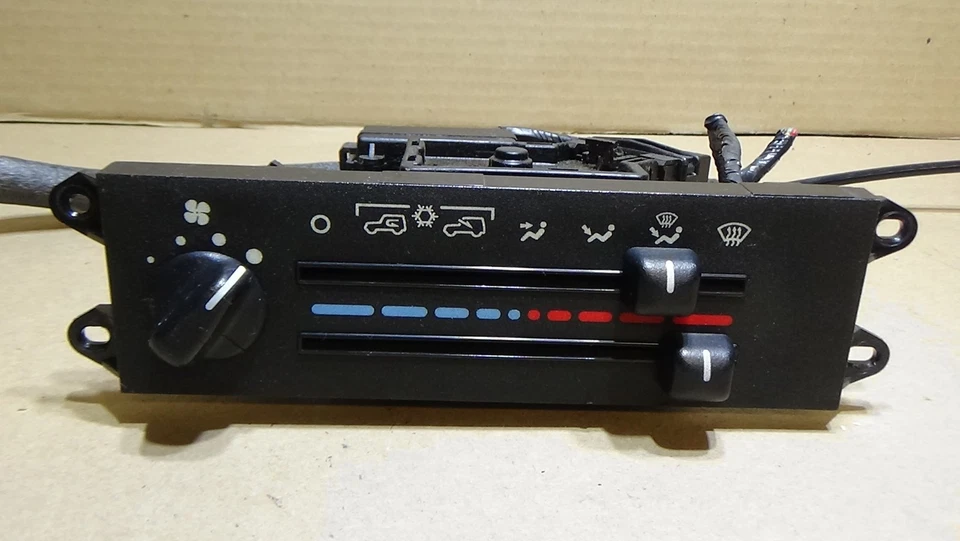 1997-1998 Jeep Wrangler TJ AC Heater Climate Control Switch 55037362AC - Image 2 of 4