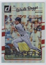 2017 Panini Donruss Stat Line Career 354/500 Wade Boggs #191 HOF 0c2