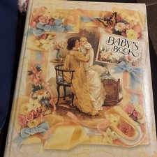 Cynthia Hart Baby Record Book Keepsake Victorian Album CR Gibson. See Descriptio