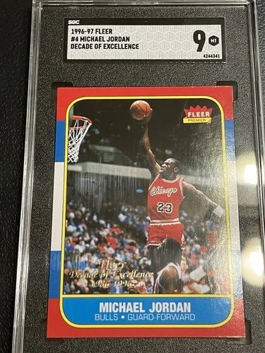 1996 Fleer Jordan SGC 9