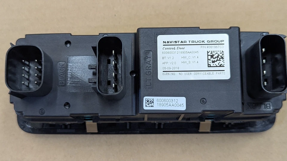 4061967C3 International MV HV Drivers Door POD Window Control Door Locks New STD - Image 4 of 4