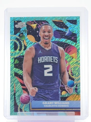 GRANT WILLIAMS 2025-26 TOPPS COSMIC CHROME AQUA EQUINOX REFRACTOR /199 #34 Q7307