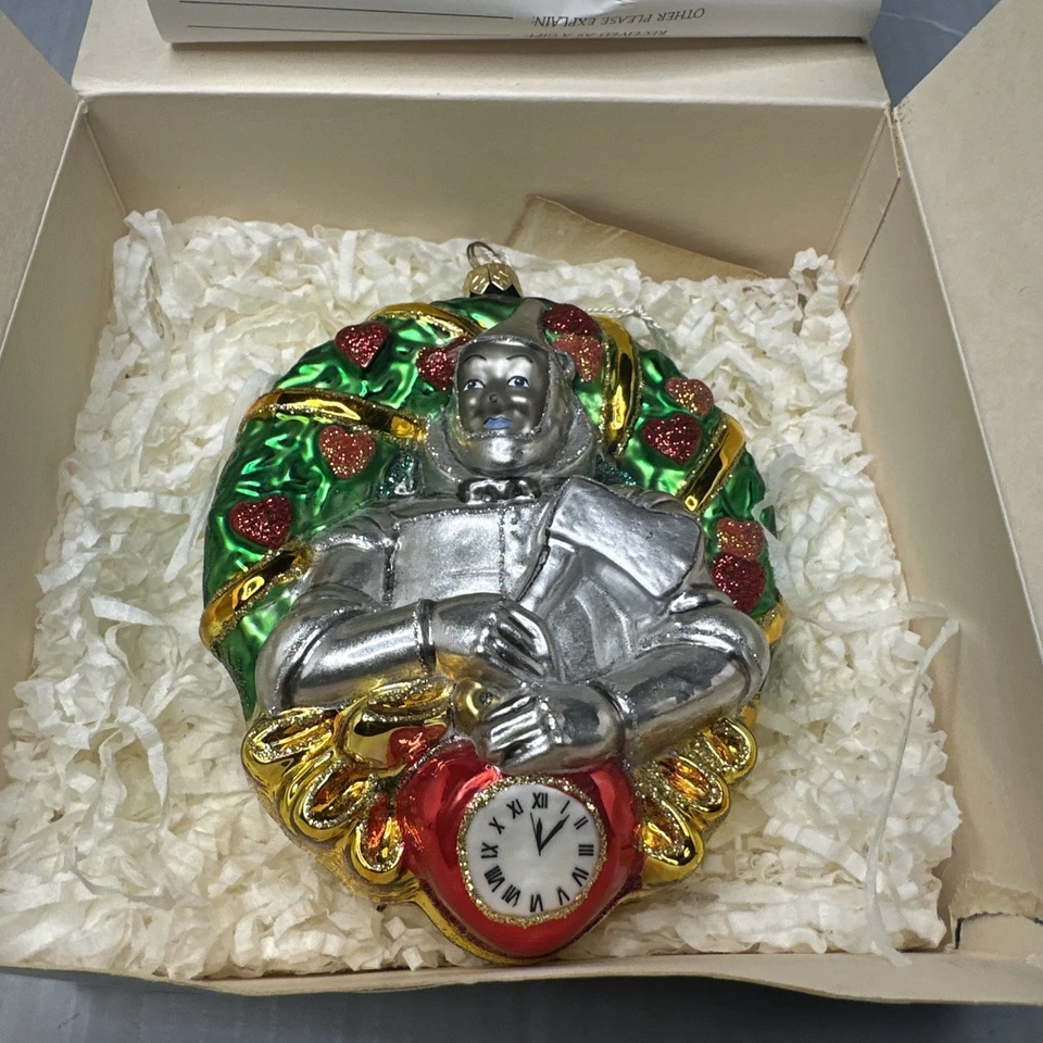Wizard Of Oz Tin Man Kurt Adler Polonaise 2021 Christmas Ornament In Box AP 1502 - Image 2 of 4