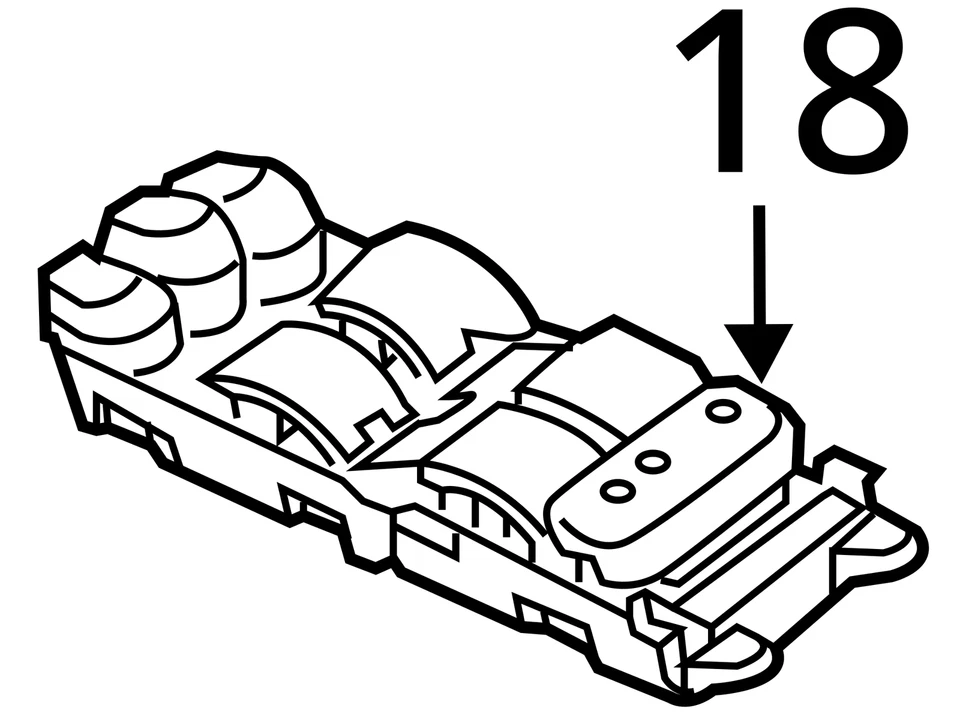Interruptor de puerta delantero 16 17 18 19 JAGUAR XF Foto 3 de 3