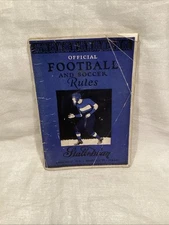 1929 Rare Stall & Dean Official Football and Soccer Rule Book Intercollegiate