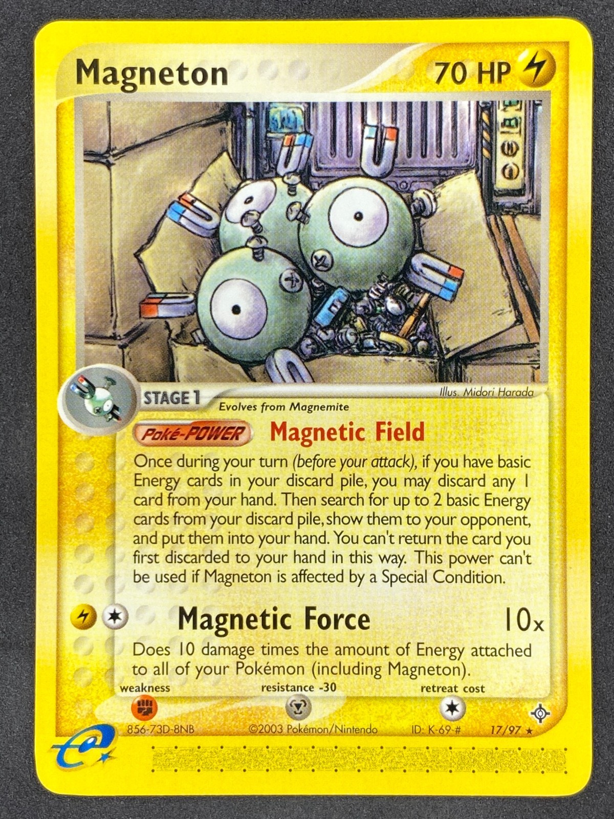 Pokémon Magneton 17/97 DR EX Dragon NM