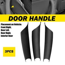 3PC Door Pull Case Handle Protect Interior Cover for X5 BMW F15 X6 F16 2014-2018