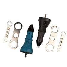 Electric Rivet Nut Gun Adaptor Insert Cordless Riveting Tool Power Drill Kit US