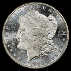1884-CC $1 Morgan Silver Dollar PCGS MS-61PL PROOFLIKE-TrueView